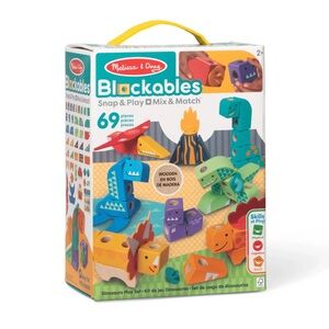 NWT Melissa & Doug BLOCKABLES™ Dinosaur Play Set
